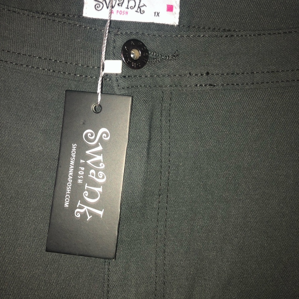 Swank Green Pants - Picture 3 of 5